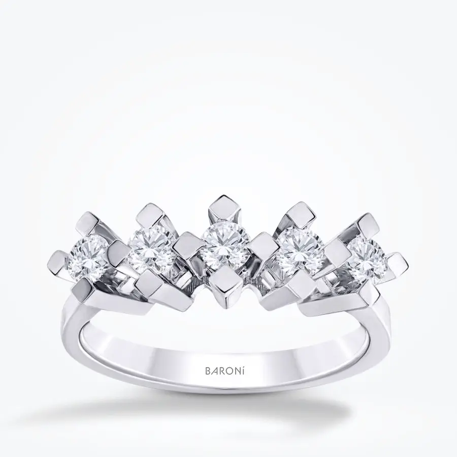 0.50 Karat Pırlanta Beştaş Yüzük - Baroni Diamond